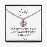 Vrouw - Herinneringen - Sprankelende Morganiet Hart Ketting