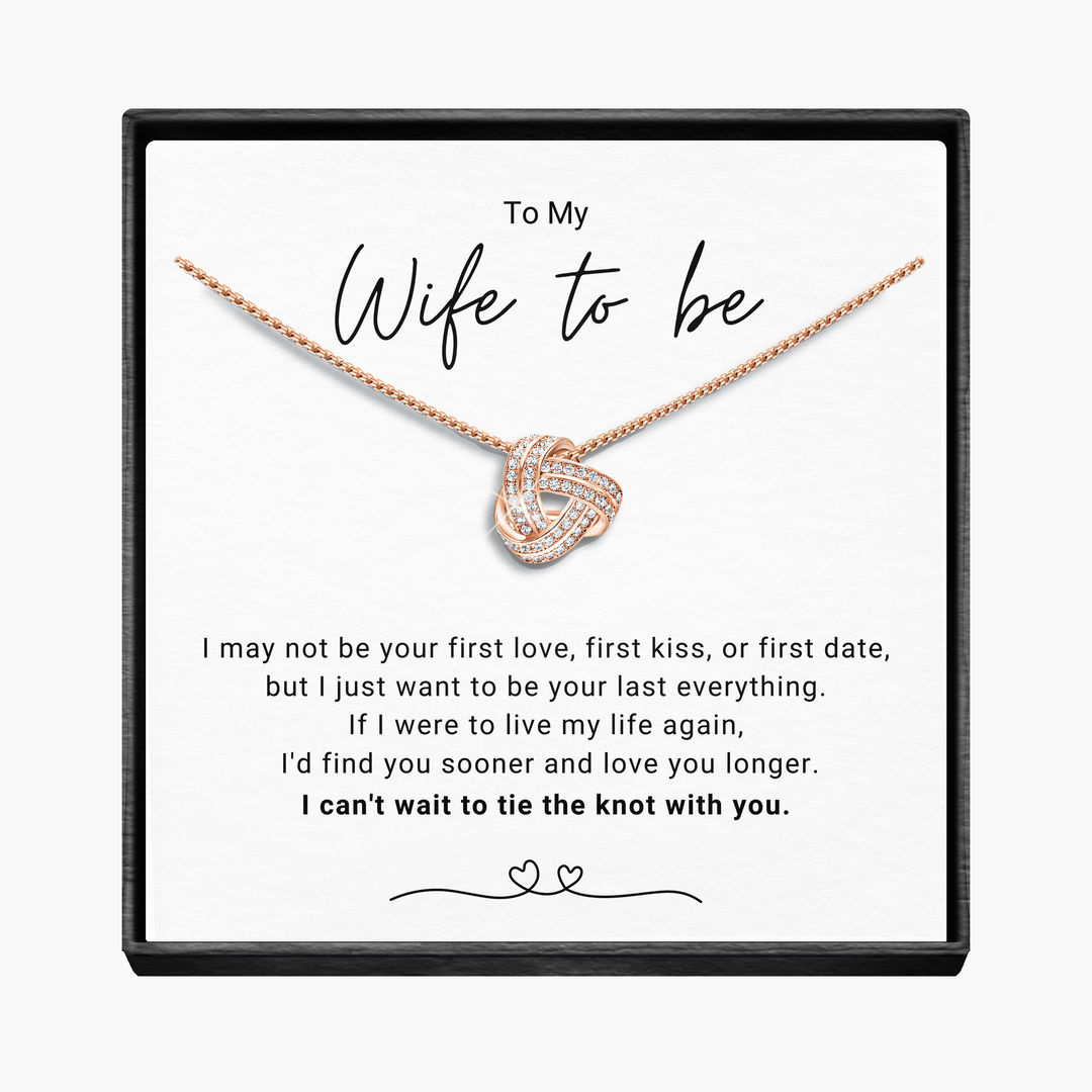 Aan mijn aanstaande vrouw - Oneindige Knoop Ketting