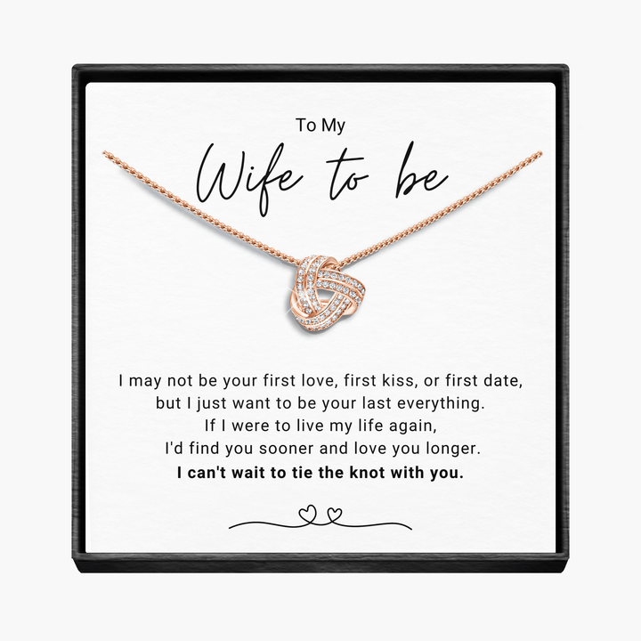 Aan mijn aanstaande vrouw - Oneindige Knoop Ketting