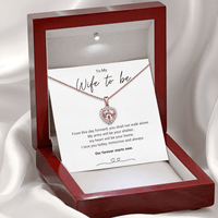 Voor altijd aanstaande vrouw - Fonkelende Morganiet Hart Ketting