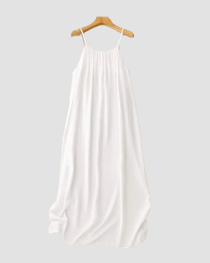 Effen backless cami-jurk voor dames