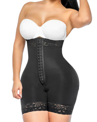 Corrigerend ondergoed met buikcontrole voor dames, Fajas Colombianas Bodyshaper Shorts met rits in het kruis
