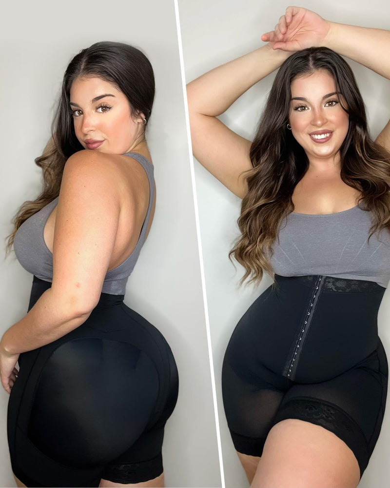 Corrigerend ondergoed met buikcontrole voor dames, Fajas Colombianas Bodyshaper Shorts met rits in het kruis