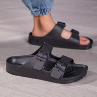 Mono Buckle Comfort Sandalen