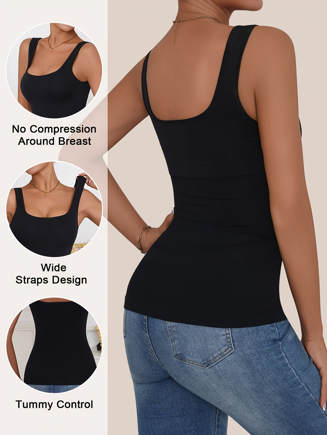 Seline Sculpt Fit-tanktop