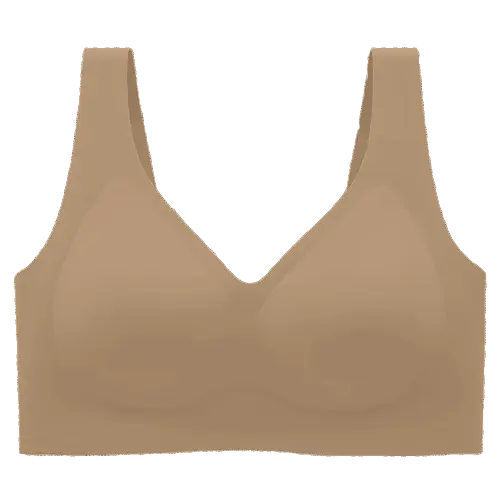 Naadloze Draadloze V-hals Jelly BH Tanktop