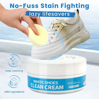 PureStep Witte Schoen Poets Crème
