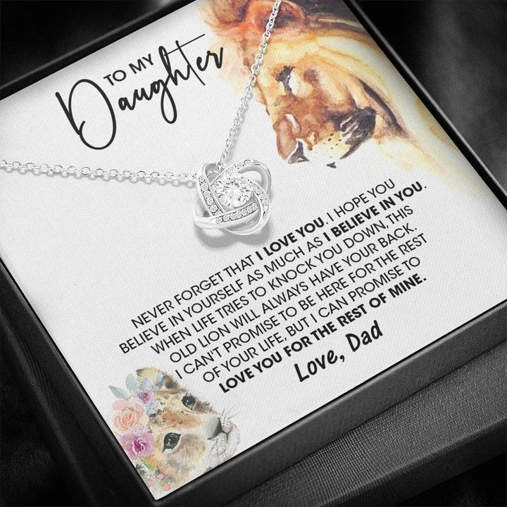 "Aan mijn Dochter, Liefs Papa" - Liefdesknoop Cadeauset