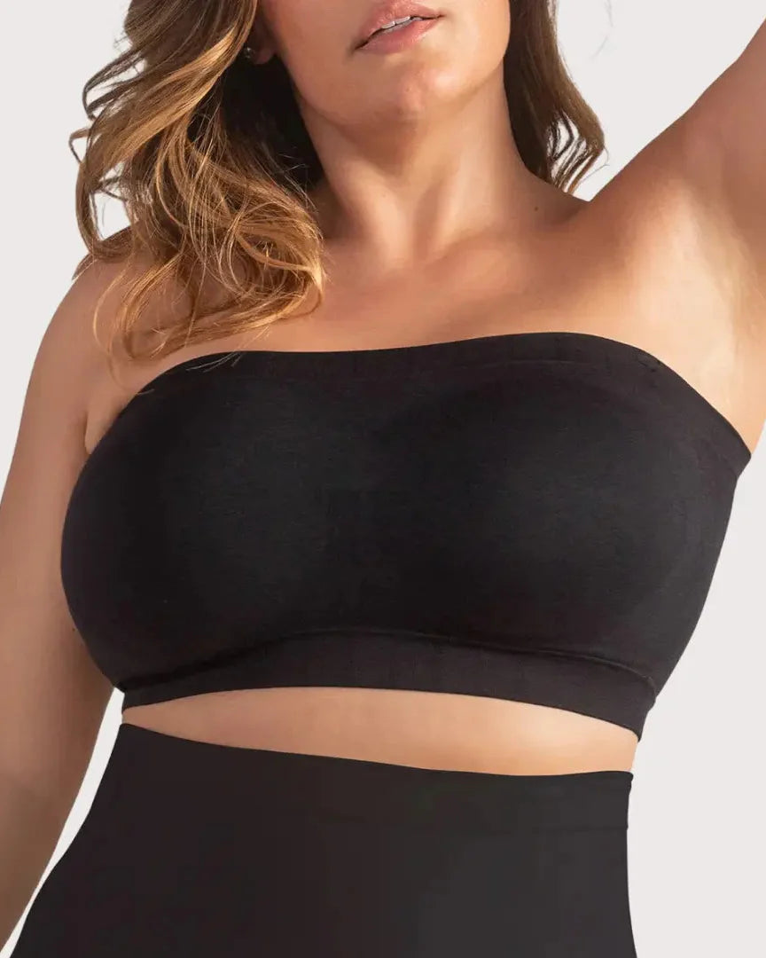 Draadloze Strapless Bandeau BH Antislip Verstelbare Bandjes Grote Maten