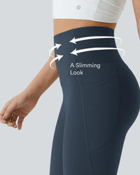 Butt Lifting Tummy Control Zijzak High Waisted Vormgevende Training Leggings