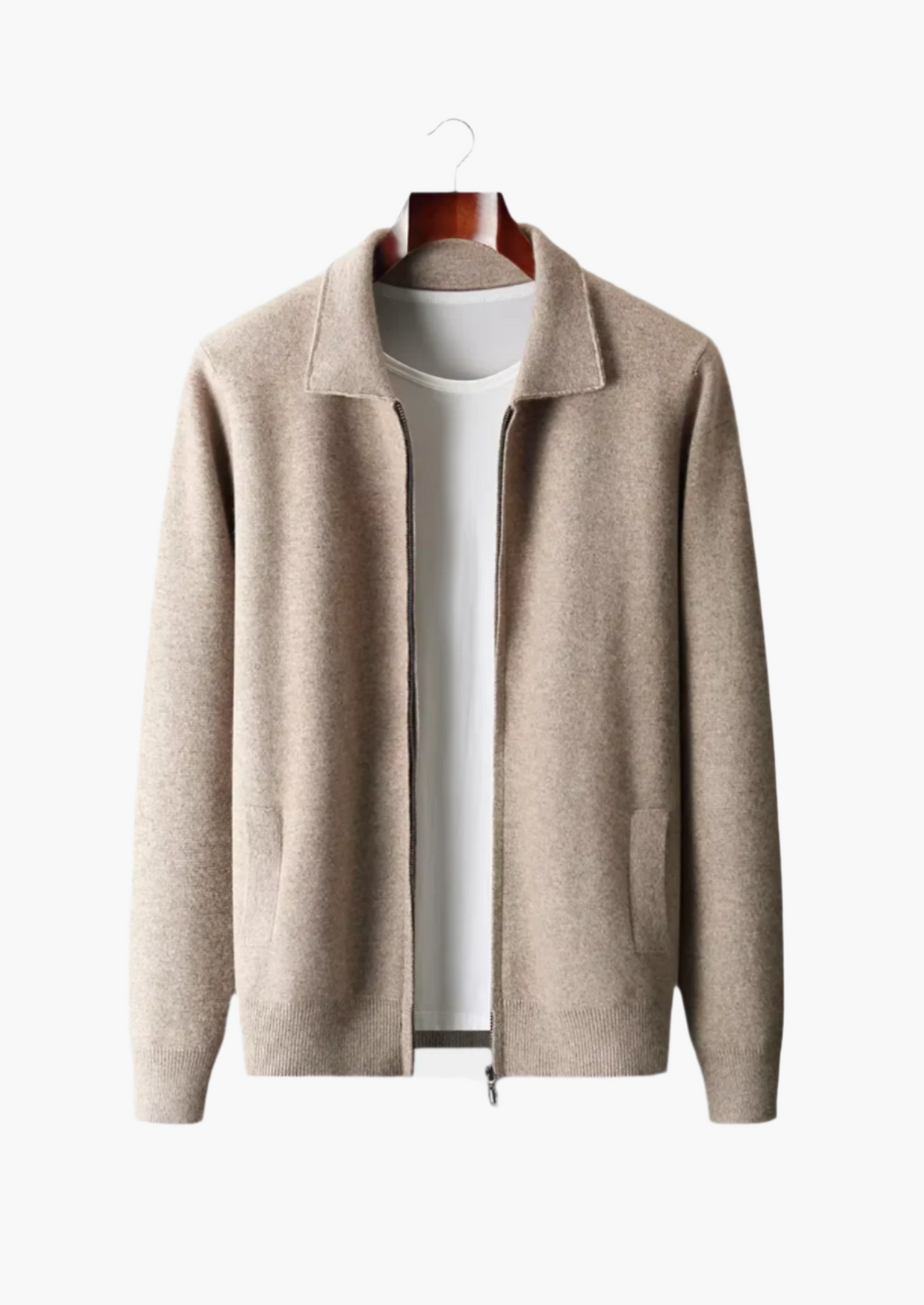 Luzern | Merino Vest met rits
