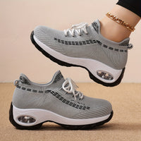 Noir Lift Gebreide Sneakers