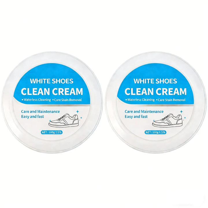 PureStep Witte Schoen Poets Crème