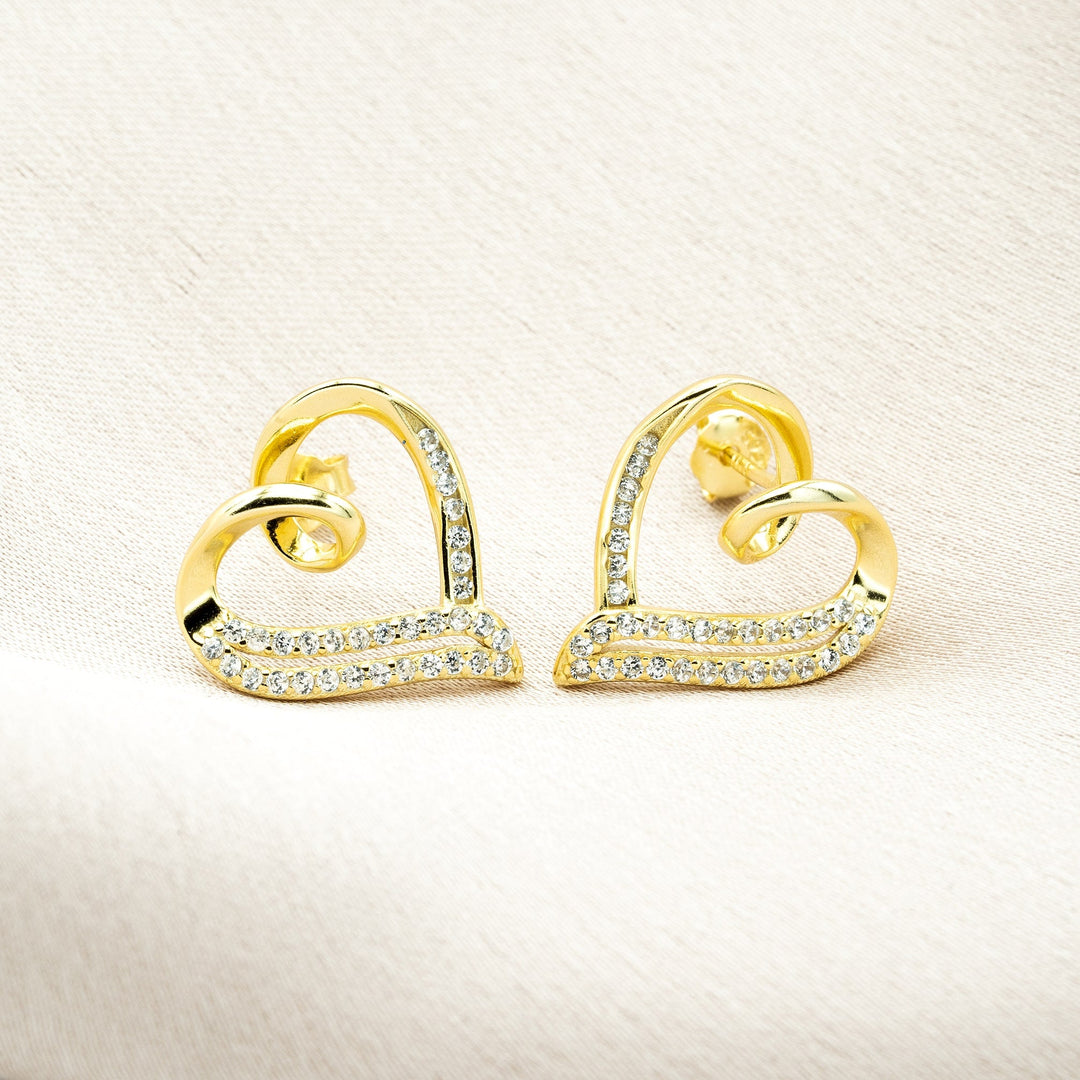 Oorbellen Liefdeshart Goud