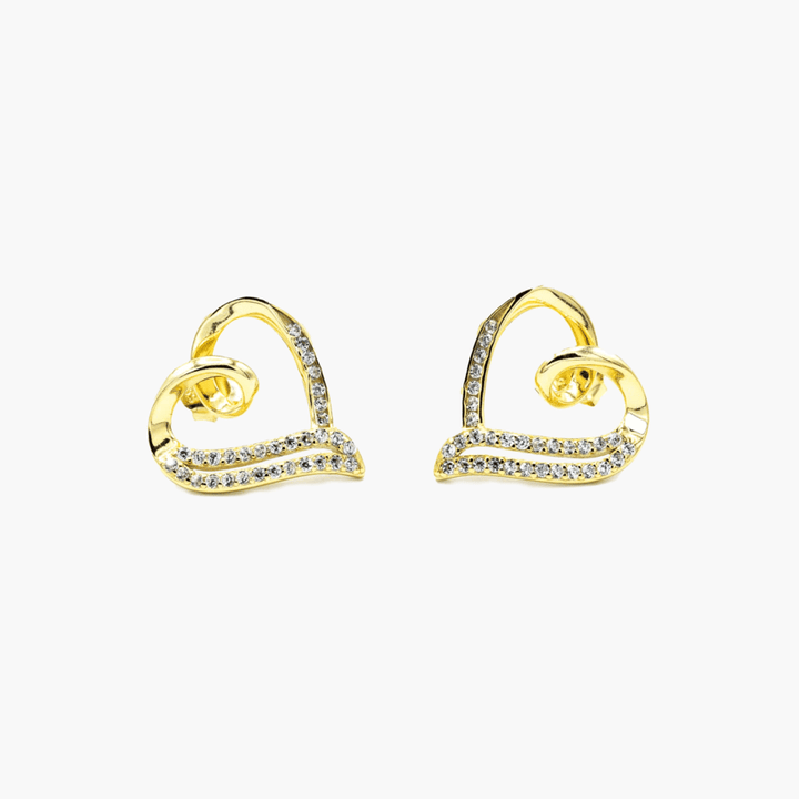 Oorbellen Liefdeshart Goud