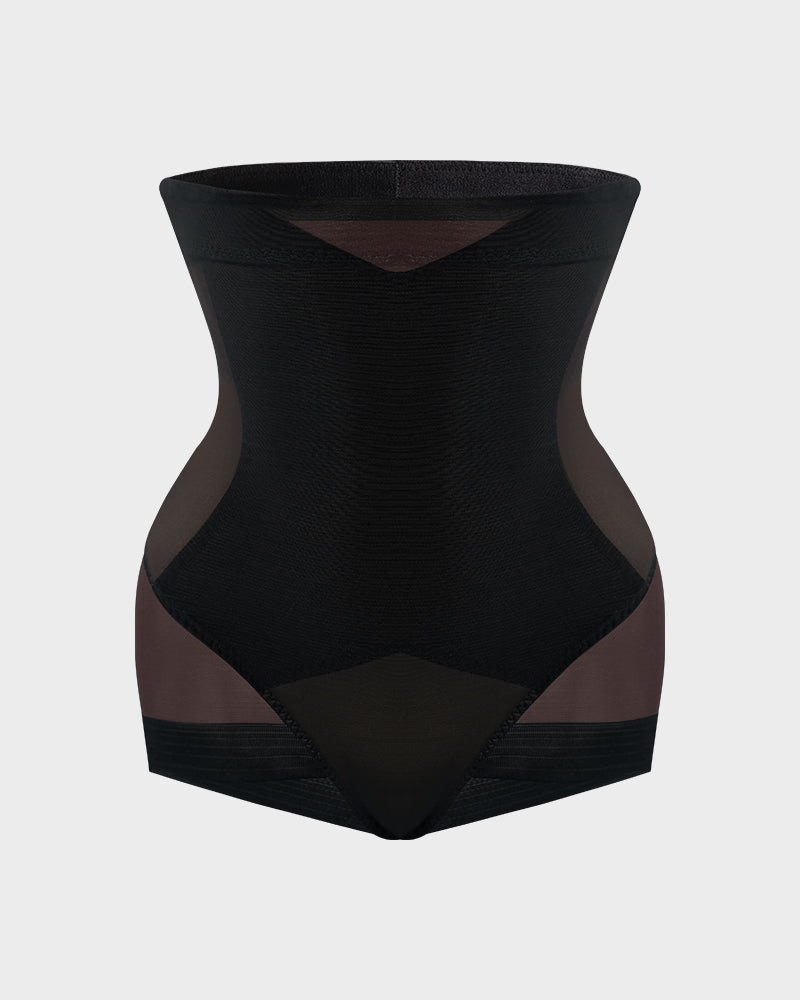 High Waist Mesh Tummy Control Push-up Corrigerend Broekje