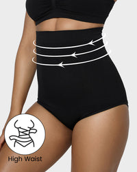 Corrigerend slipje met hoge taille (2 stuks)