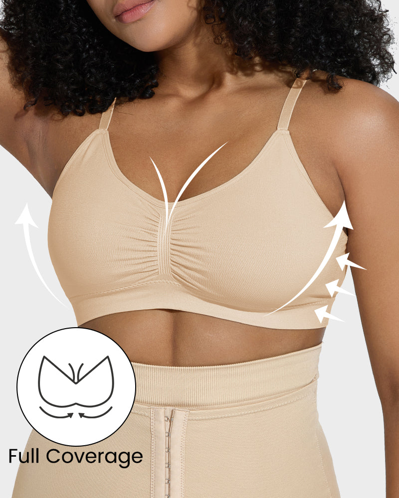 Draadloze Sculpt BH met volledige dekking en zonder vulling voor dames