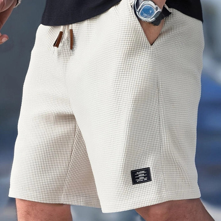 Porto Shorts met Textuur