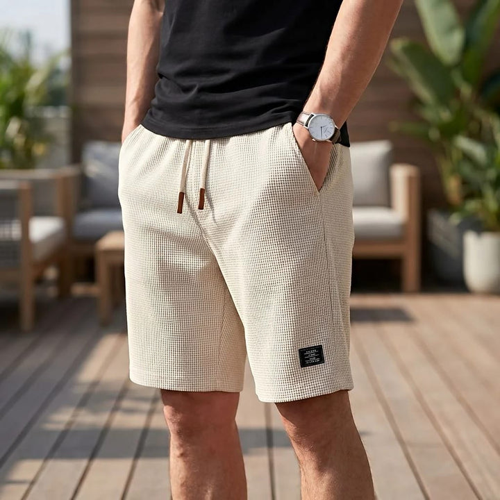 Porto Shorts met Textuur