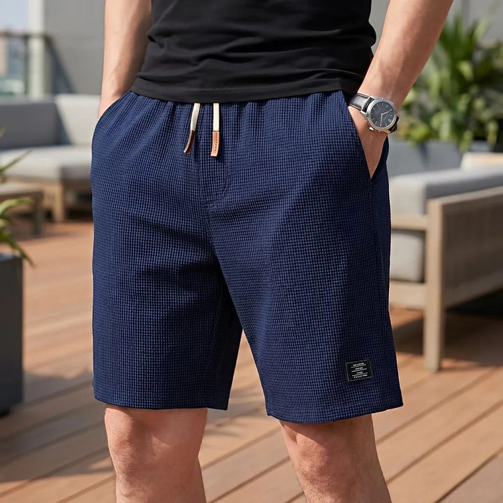 Porto Shorts met Textuur