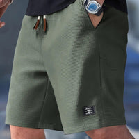 Porto Shorts met Textuur