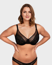 Minimizer BH met volledige bedekking en kant - Petal