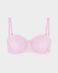 Strapless Mesh Balconette Beha met Beugel