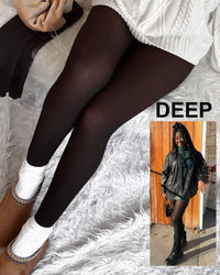 Alleen Vandaag🎯 Transparante Fleece Gevoerde Panty