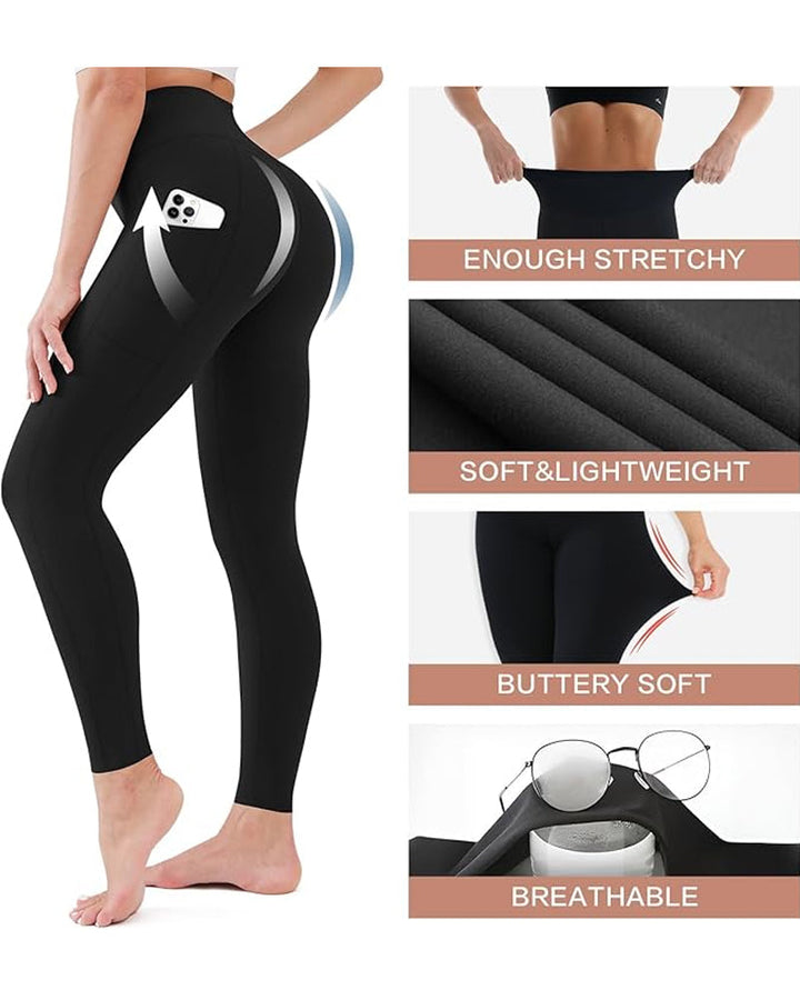 Hoge Taille Butt Lifting Buikcontrole Zijvak Shaping Training Legging
