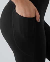 Hoge Taille Butt Lifting Buikcontrole Zijvak Shaping Training Legging