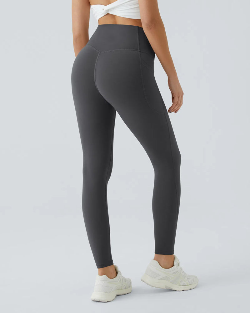 Hoge Taille Butt Lifting Buikcontrole Zijvak Shaping Training Legging