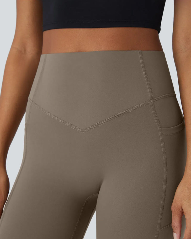 Hoge Taille Butt Lifting Buikcontrole Zijvak Shaping Training Legging