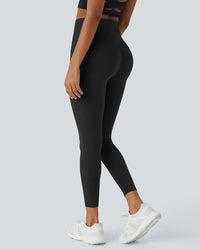 Hoge Taille Butt Lifting Buikcontrole Zijvak Shaping Training Legging