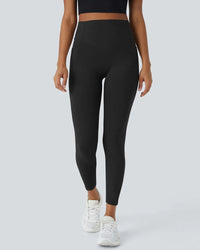 Hoge Taille Butt Lifting Buikcontrole Zijvak Shaping Training Legging
