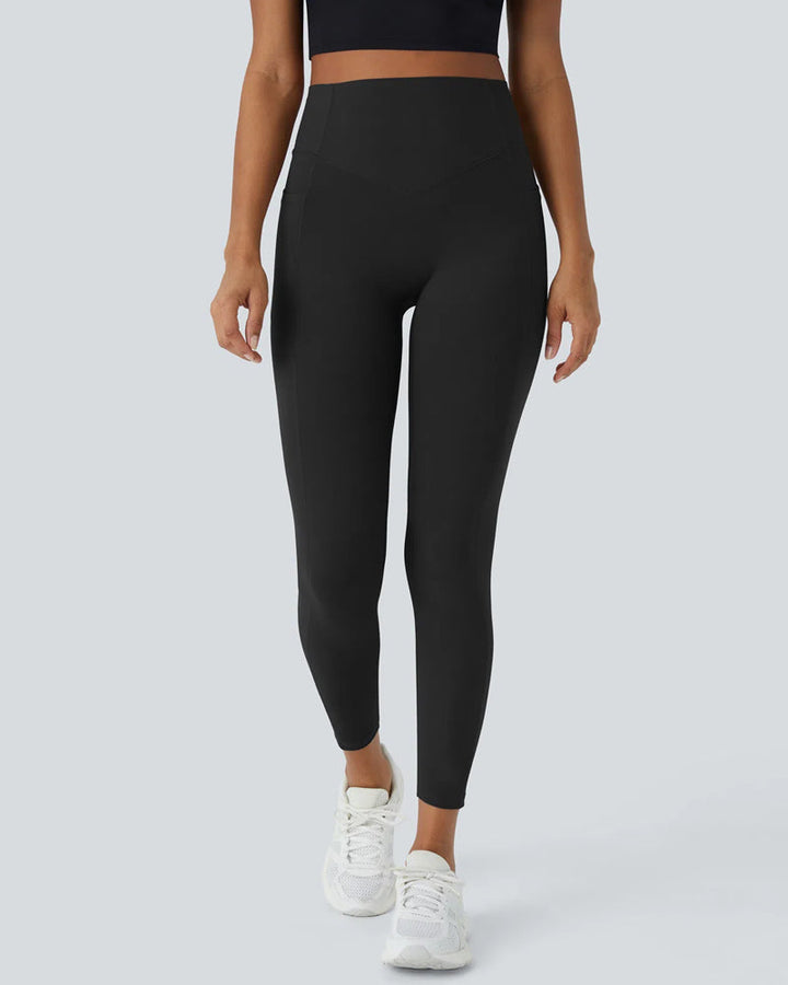 Hoge Taille Butt Lifting Buikcontrole Zijvak Shaping Training Legging