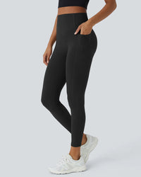Hoge Taille Butt Lifting Buikcontrole Zijvak Shaping Training Legging