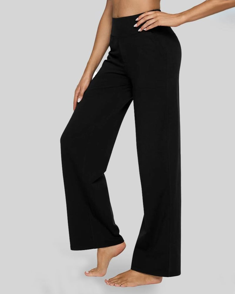 Losse Hoge Taille Zakelijke Casual Broek Yogabroek