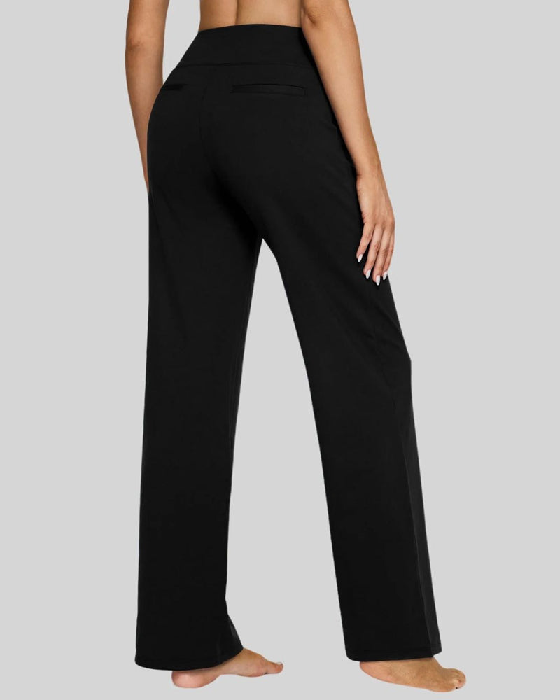 Losse Hoge Taille Zakelijke Casual Broek Yogabroek