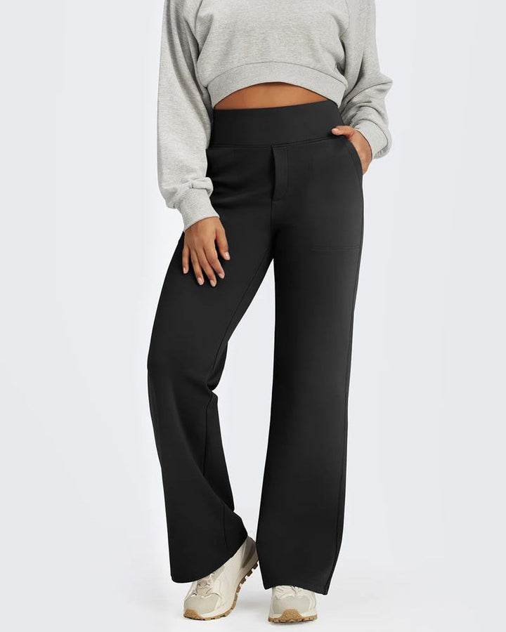 Losse Hoge Taille Zakelijke Casual Broek Yogabroek