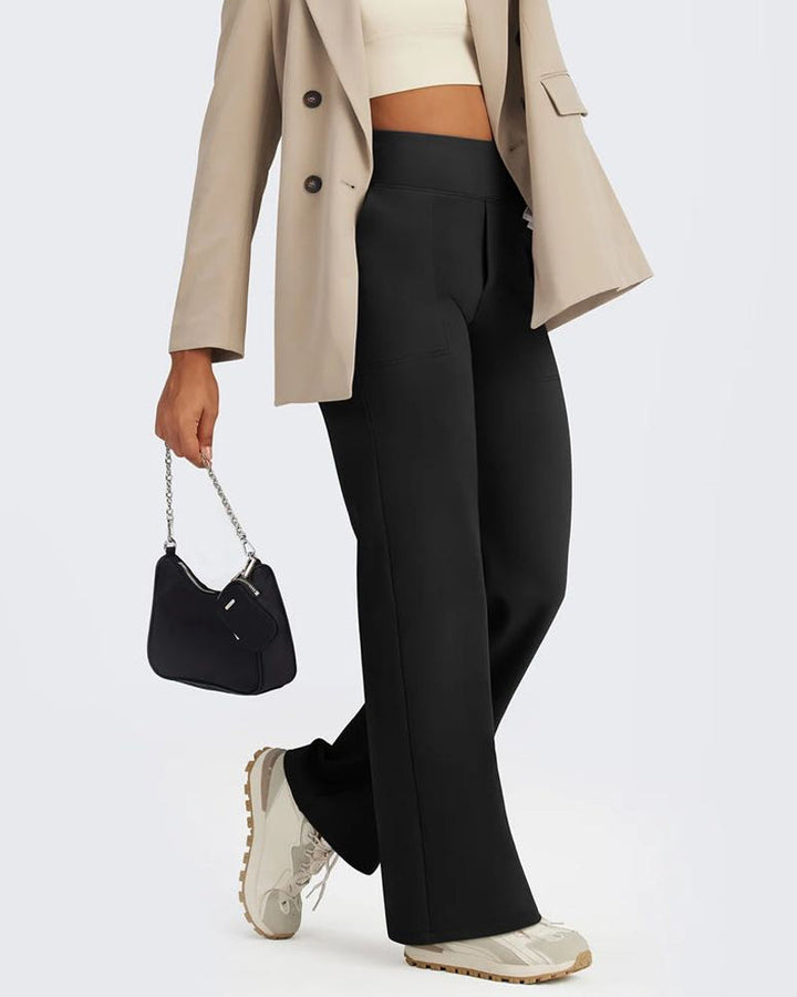 Losse Hoge Taille Zakelijke Casual Broek Yogabroek