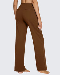 Losse Hoge Taille Zakelijke Casual Broek Yogabroek