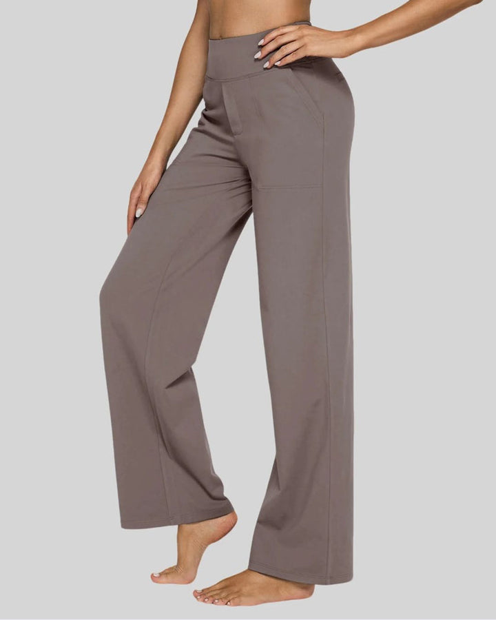 Losse Hoge Taille Zakelijke Casual Broek Yogabroek