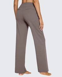 Losse Hoge Taille Zakelijke Casual Broek Yogabroek