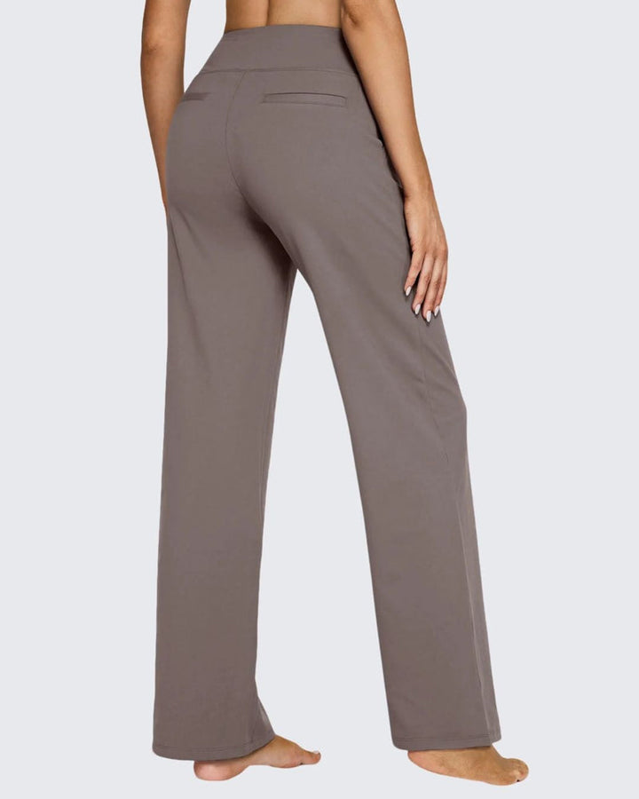 Losse Hoge Taille Zakelijke Casual Broek Yogabroek
