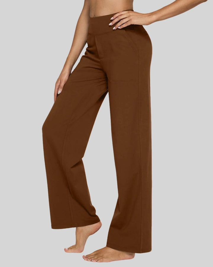 Losse Hoge Taille Zakelijke Casual Broek Yogabroek
