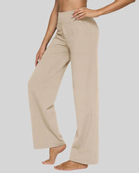 Losse Hoge Taille Zakelijke Casual Broek Yogabroek