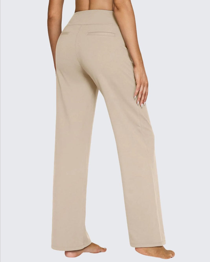 Losse Hoge Taille Zakelijke Casual Broek Yogabroek